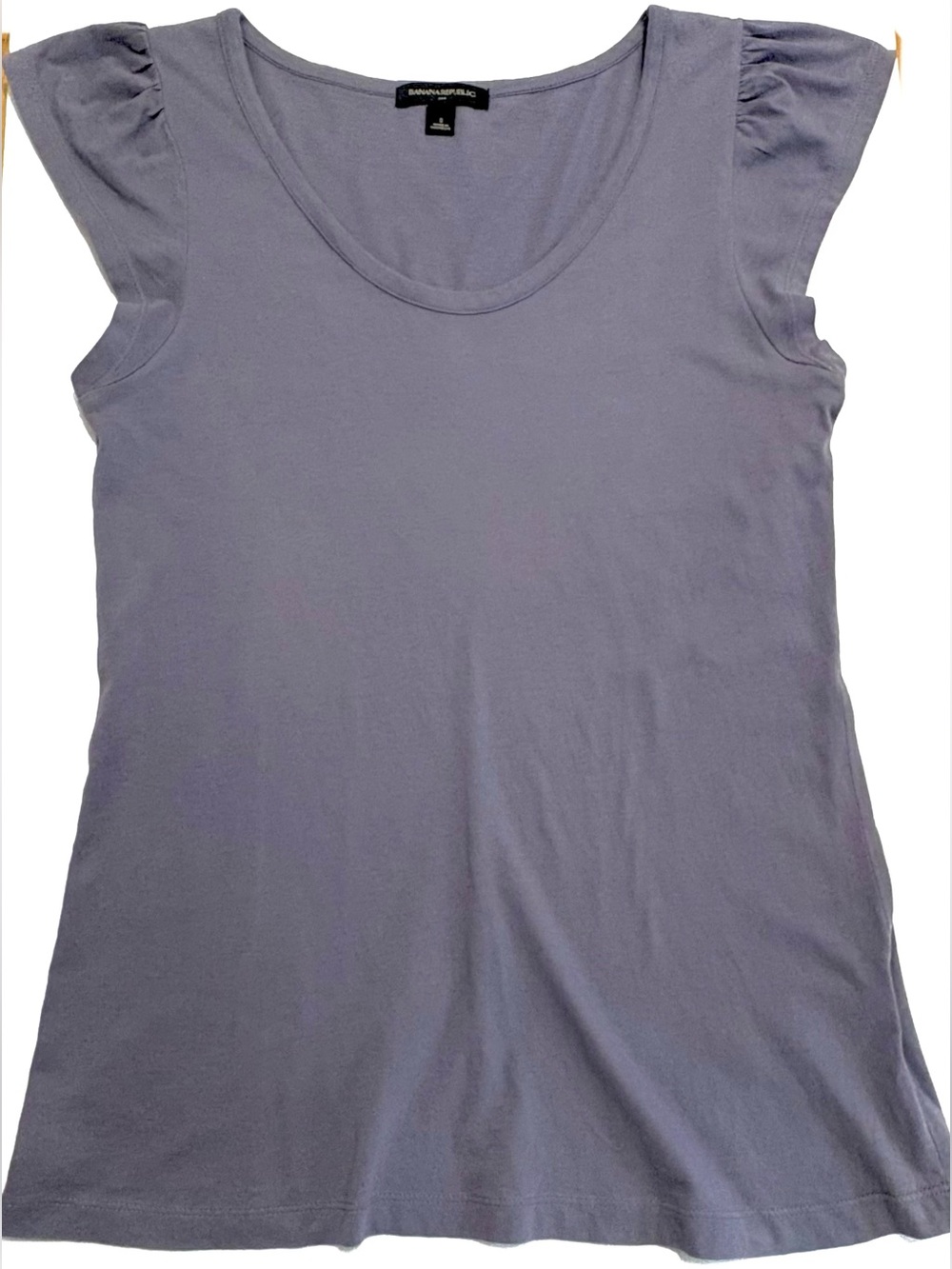 BANANA REPUBLIC Ruffle Sleeves Knit Shirt Top